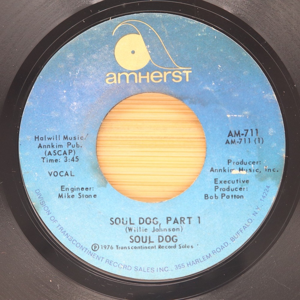 SOUL DOG - SOUL DOG PART 1 & 2 - SOUL 45 AMHERST